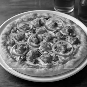 Desi chicken pizza