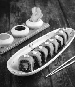 Spicy Salmon Cream Cheese Philly Roll