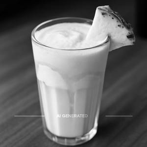 Pineapple belgian shake