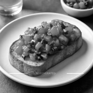 Tomato Caper Bruschetta