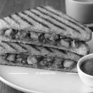 Kadai Paneer Grilled Sandwich
