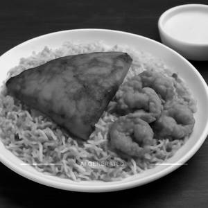 Fish Biryani + Loose Prawns Half