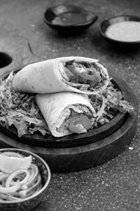 Afghani Soya Chaap Roll