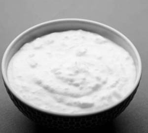 Plain curd