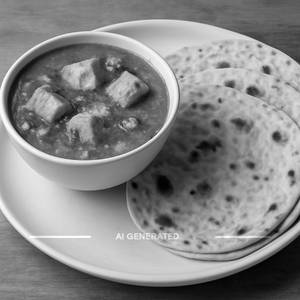 Paneer masala with 3 roti