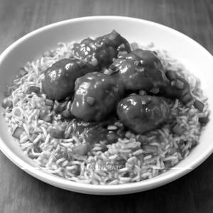 Chicken Manchurian Fried Rice