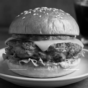 Tandoori Chicken Cheese Burger