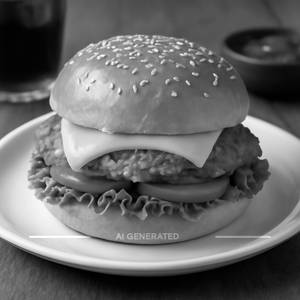 Chicken cheese burger