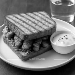 Peri Peri Chicken Grilled Sandwich