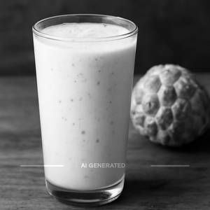 Sitafal milk shake
