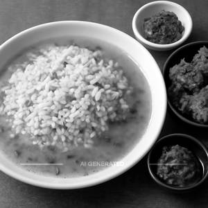 Rasam Rice with Chicken Fry