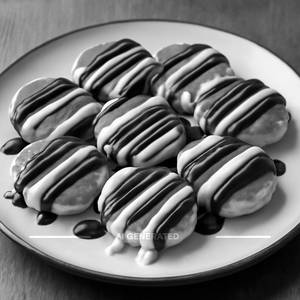 Triple chocolate pancakes [8 pieces]