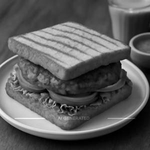 Aloo Tikki Sandwich