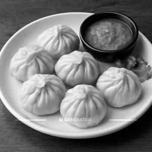 Steamed Momos [6 Pieces]