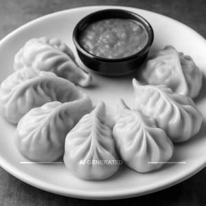 Veg steam Momos (6 pcs)