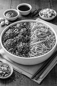 Veg Manchurian Gravy (hakka Noodles)