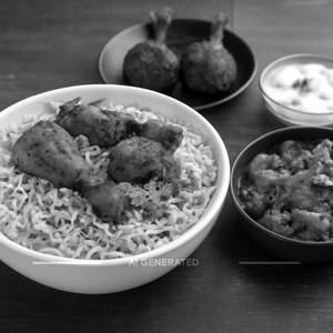 Chicken Dum Biryani + Chicken Lollipop Biryani + Chilli Chicken