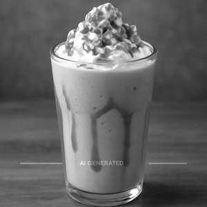 Caramel nut milkshake
