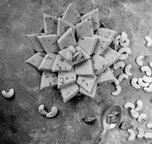 Without varakh kaju katli