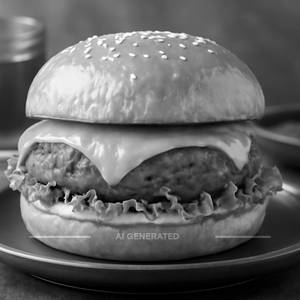 Tandoori veg cheese burger