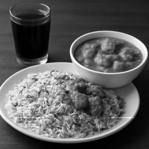 Biryani Rice + Boneless Chicken Curry + 250ml Cool Drink