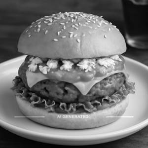 Peri peri classic cheese burger