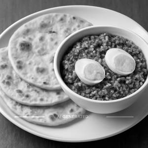 Egg Kheema & Roti ( 4 Pieces)
