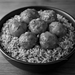Egg manchurian fried rice