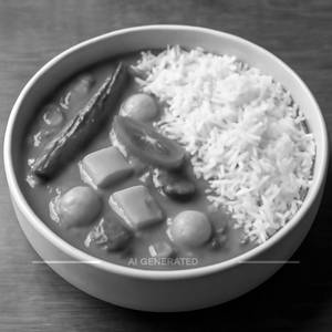 Sindhi Kadhi Rice Bowl