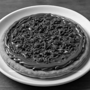 Nutella chocolate pizza