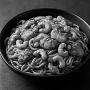 Chicken cashew noodles