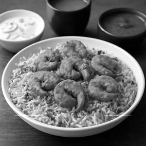 Prawns Hyderabadi Dum Biryani