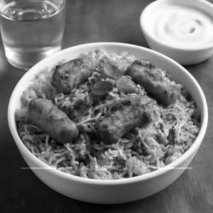 Soya Chaap Biryani
