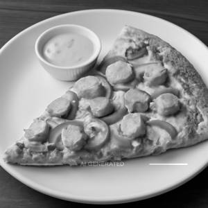 Authentic Veg Pizza Personal Giant Slice (22.5 Cm)