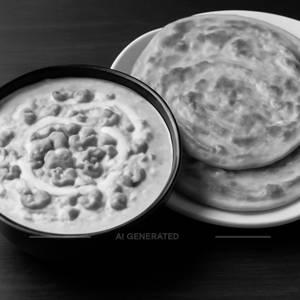 Kaju Curry With Butter Paratha (2 Pcs)