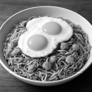 Double Egg Chicken Noodles