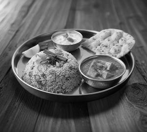 Veg Pulao with kuruma