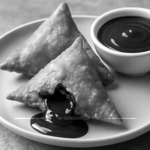 Chocolate samosa