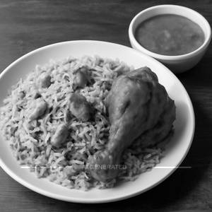 Pulao With Chicken Fry (Large)