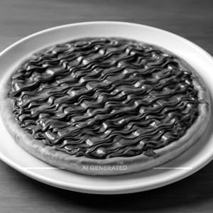 Nutella chocolate pizza