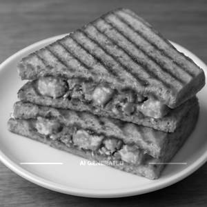 Paneer cheese grilled sandwich