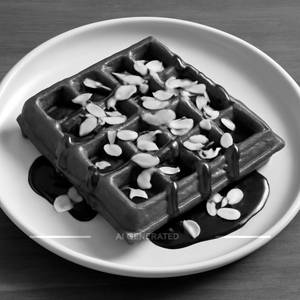 Almond Choco Waffle