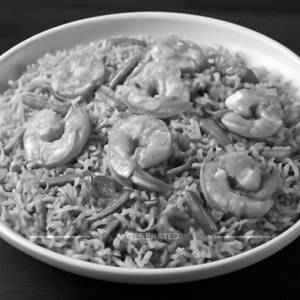 Prawns Burnt Garlic Rice