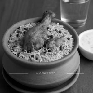 Chicken pot biryani
