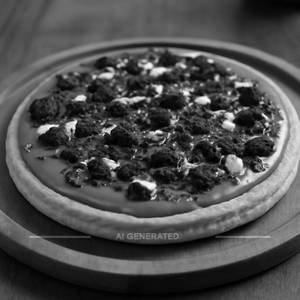 Milk oreo chocolate pizza