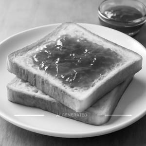 Bread Butter Jam Toast