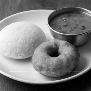 Idly 1 + Gare 1 With Sambar