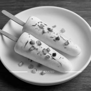 Green Pista Black Currant Ice Cream