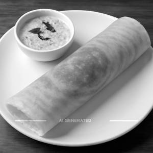 Plain Dosa With Chutney