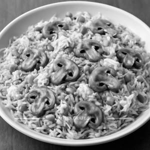 Egg Mushroom Fried Rice